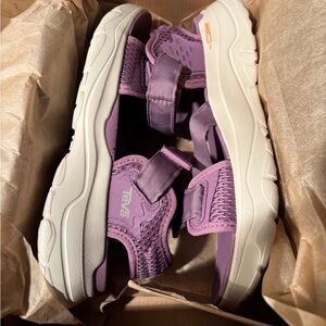 Teva zymic adjustable sandal purple